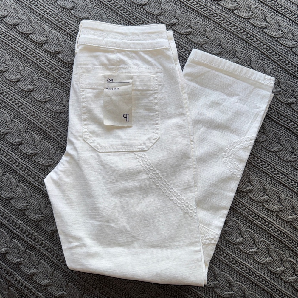 NWT Pilcro The Wanderer Embroidered Pant - 24